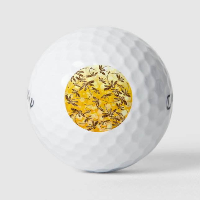 Dragonfly Sunshine Golfball (Vorderseite)