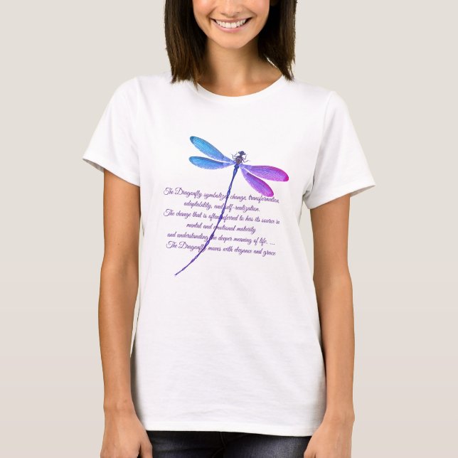Dragonfly-Symbolik T-Shirt (Vorderseite)