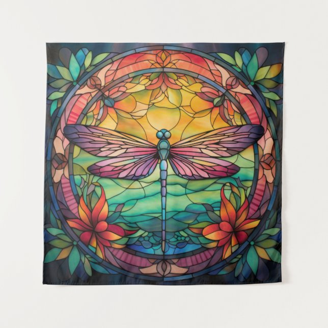 Dragonfly Tapestry Wandteppich (Vorderseite)