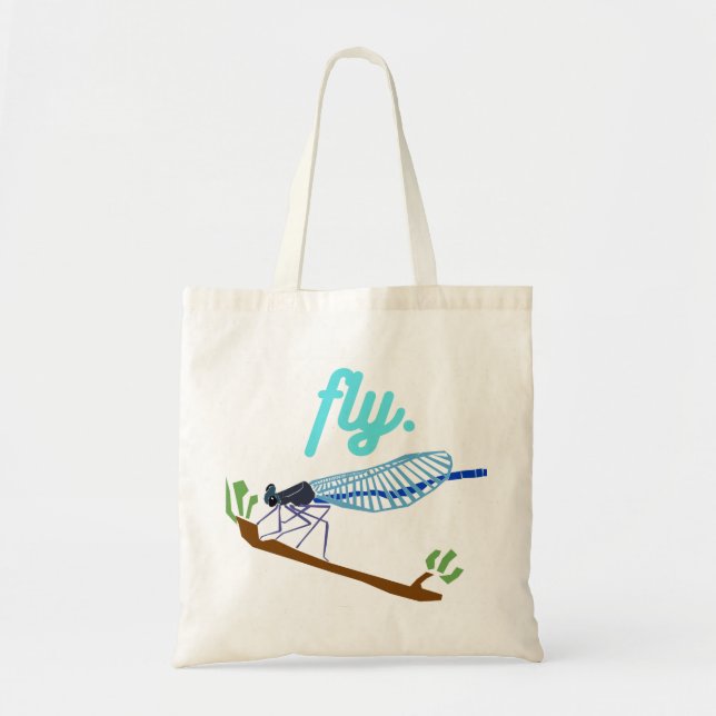 Dragonfly Tote Bag Tragetasche (Vorne)