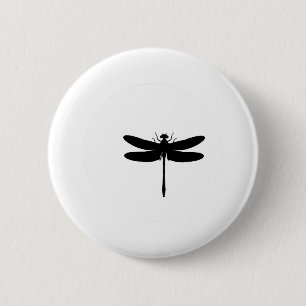Dragonfly und Moon TSHIRT Button