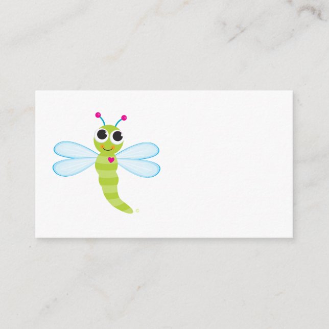 Dragonfly-Verschlusskarte Begleitkarte (Vorderseite)