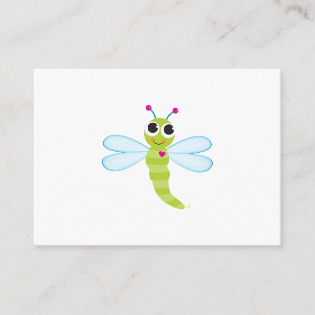 Dragonfly-Verschlusskarte Begleitkarte (Vorderseite)