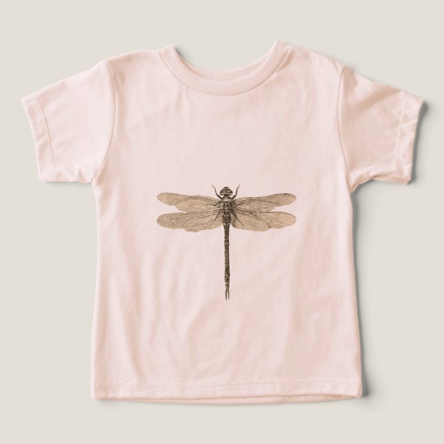 Dragonfly Vintag Antike klassische Natur (Design Vorderseite)