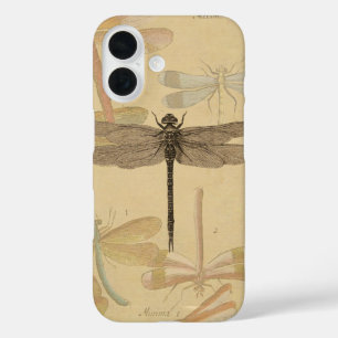 Dragonfly Vintag Antike klassische Natur iPhone 16 Hülle