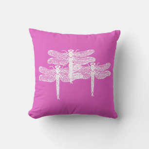 Dragonfly Violets Pillow Kissen