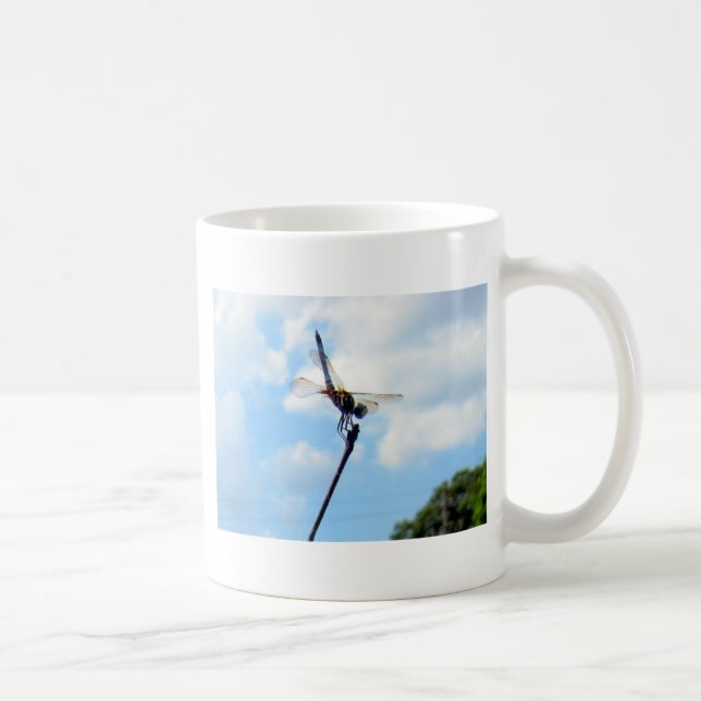 Dragonfly ~ Vorbereitung auf den Start Tasse (Rechts)