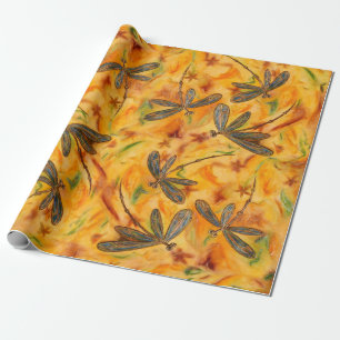 Dragonfly Warm Breeze Wrapping Paper Geschenkpapier