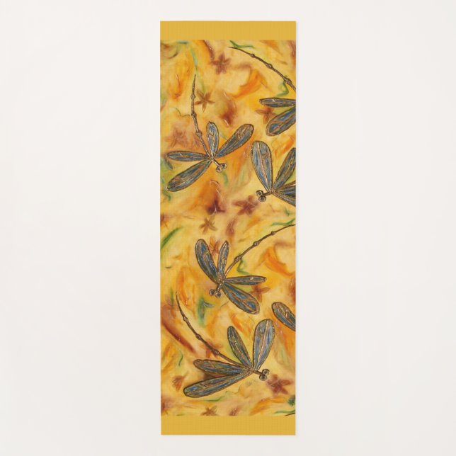 Dragonfly Warm Breeze Yogamatte (Vorderseite)