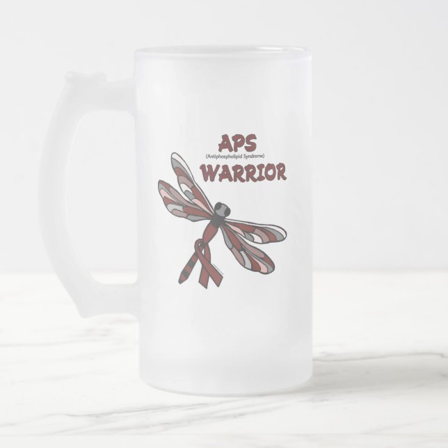 Dragonfly/Warrior...APS Mattglas Bierglas (Links)