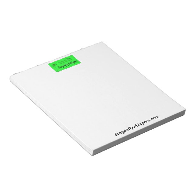 Dragonfly Whispers Notizblock (angewinkelt)