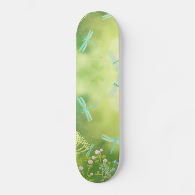 Dragonfly-Wiese Skateboard (Vorderseite)