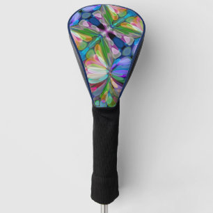 Dragonfly Wildblume Garden Abstrakt Golf Headcover