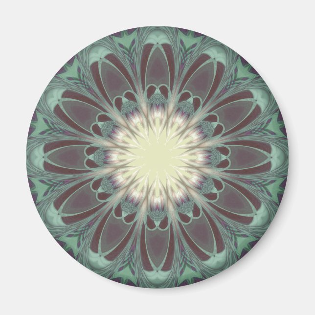 Dragonfly Wings Mandala Magnet (Vorne)