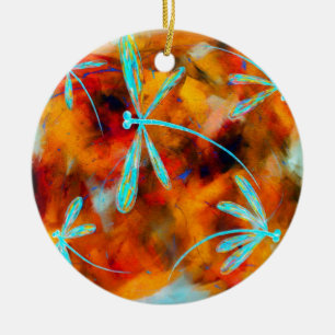 Dragonfly-Wüste Flit Keramikornament