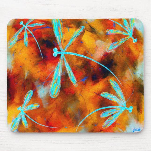 Dragonfly-Wüste Flit Mousepad (Vorne)