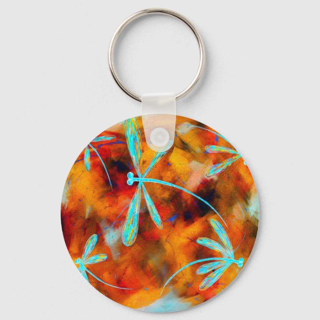 Dragonfly-Wüste Flit Schlüsselanhänger (Vorderseite)