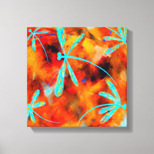 Dragonfly-Wüste Leinwanddruck