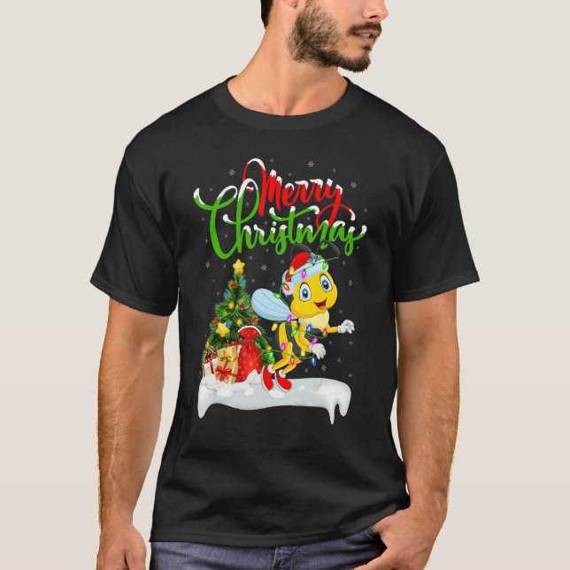 Dragonfly   Xmas Decorations Santa Dragonfly Chris T-Shirt (Vorderseite)
