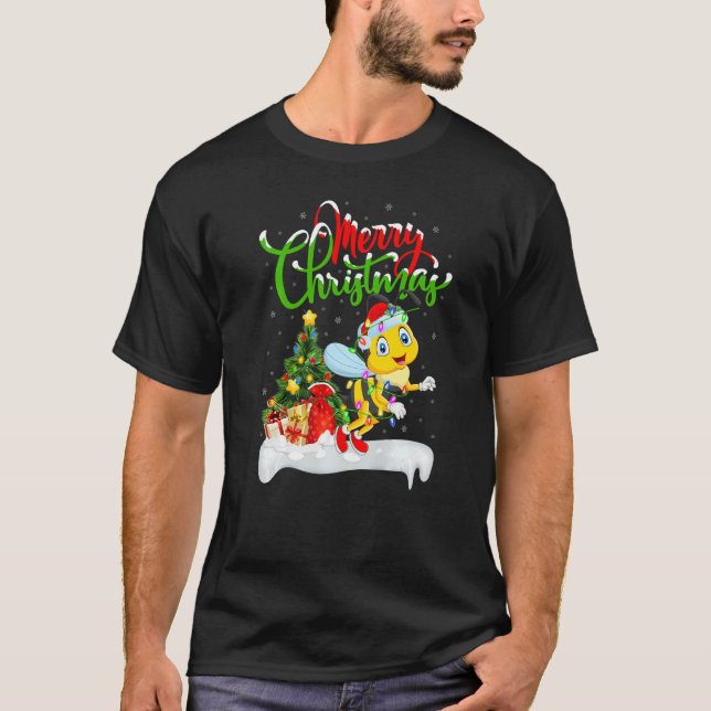 Dragonfly  Xmas Decorations Santa Dragonfly Christ T-Shirt (Vorderseite)