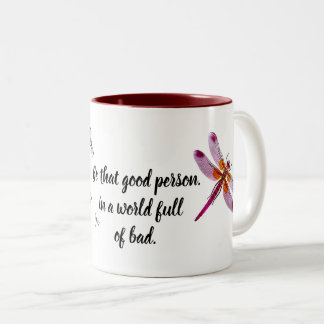 Dragonfly Zweifarbige Tasse