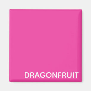 Dragonfruit pink color name magnet