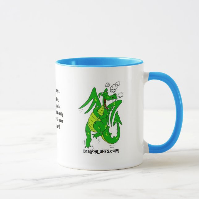 DragonLaffs.com - lachender Drache Tasse (Rechts)
