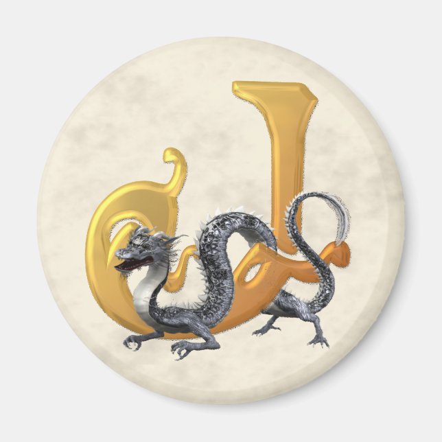 Dragonlore Initial J Magnet (Vorne)