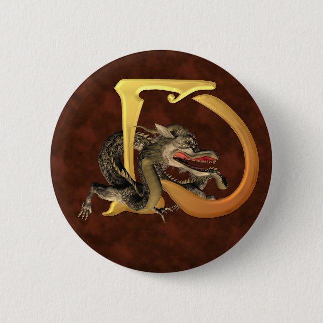 Dragonlore Initialen D Button (Vorderseite)