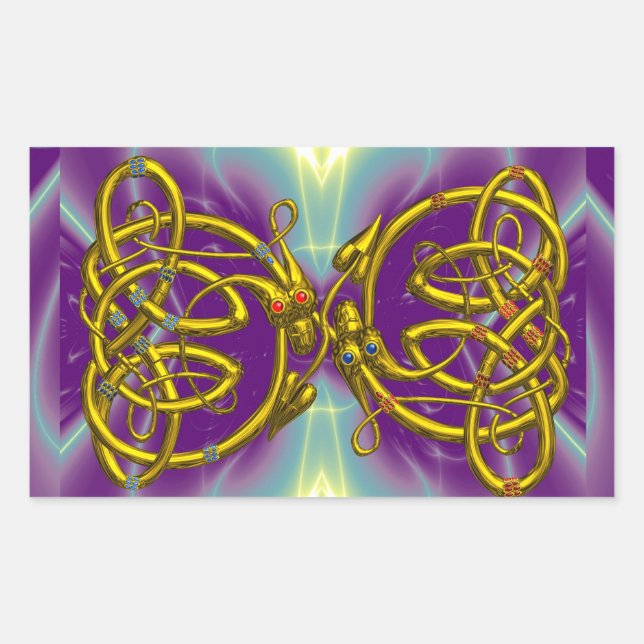 DRAGONLOVE RECHTECKIGER AUFKLEBER (Vorderseite)