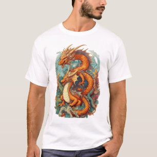 Dragons 2D Illustrationsart T-Shirt