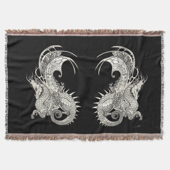 Dragons Art Nouveau Stil Decke (Vorderseite)