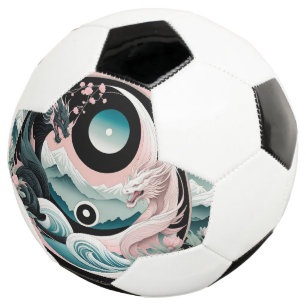 Dragons Blumenberge Rosa Landschaft Aquamarin Fußball