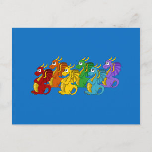 Dragons Cartoon Postkarte