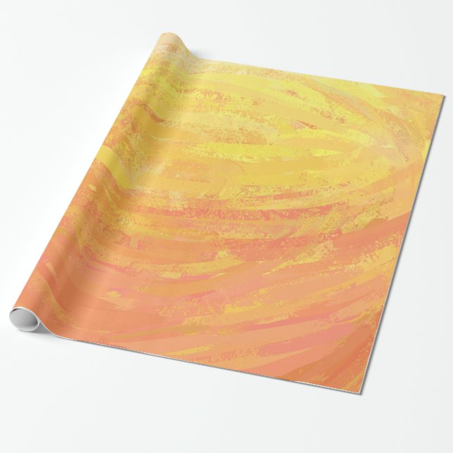 Dragons Eye Orange Textur Geschenkpapier (Ungerollt)