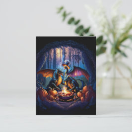 Dragons' Friendsgiving Türkei Fest Feiertagspostkarte