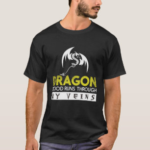 Dragon's Fury: Epic T - Shirt Design