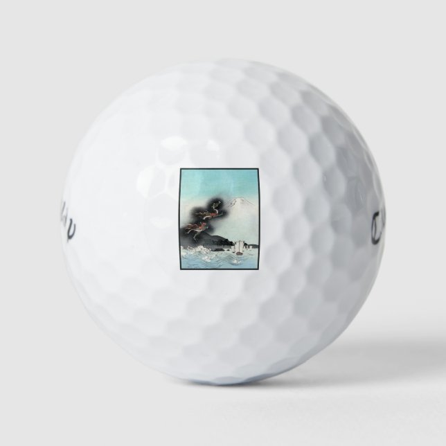 Dragon's Fury Sea Battle for Mount Fuji, Japan Golfball (Vorderseite)