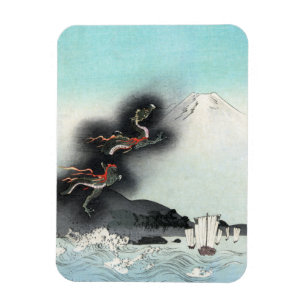 Dragon's Fury Sea Battle for Mount Fuji, Japan Magnet