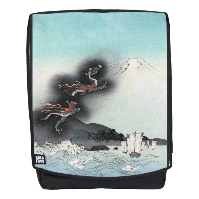 Dragon's Fury Sea Battle for Mount Fuji, Japan Rucksack (Vorderseite)
