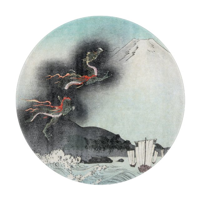 Dragon's Fury Sea Battle for Mount Fuji, Japan Schneidebrett (Vorderseite)