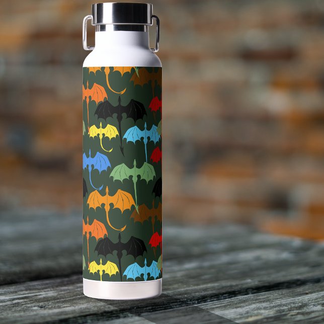 Dragons Green Flight Fantasy Trinkflasche (Von Creator hochgeladen)