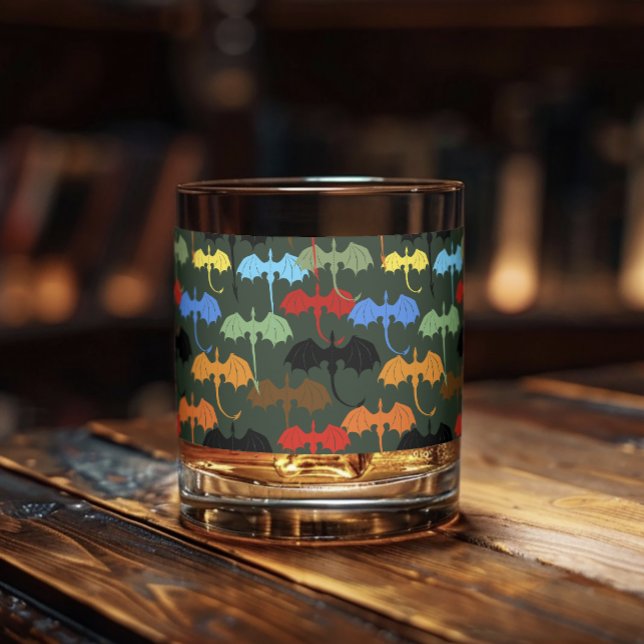 Dragons Green Flight Fantasy Whiskyglas (Von Creator hochgeladen)