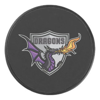 Dragons Hockey-Logo-Puck Eishockey Puck