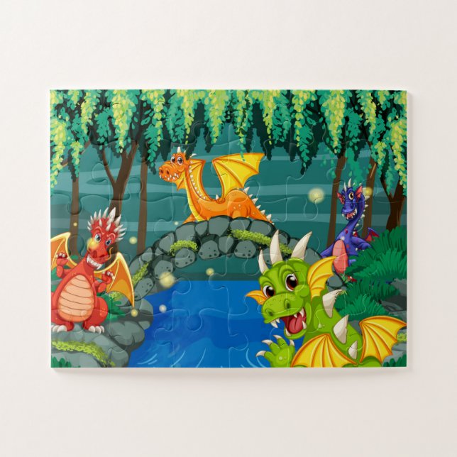 Dragons Jigsaw Puzzle (Horizontal)