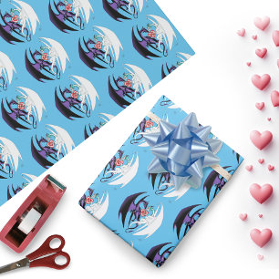Dragons Liebe Heart Blue Geschenkpapier