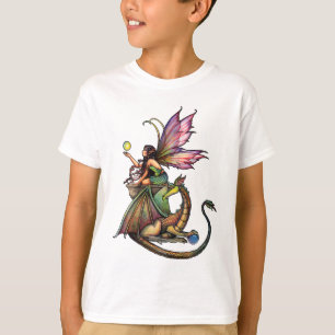 Dragon's Orbs Fairy and Dragon von Molly Harrison T-Shirt