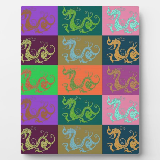 Dragons Plaque Fotoplatte (Vorderseite)