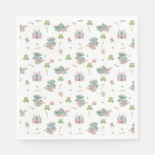 Dragons Ritter Burg Wilhelm Tell Serviette