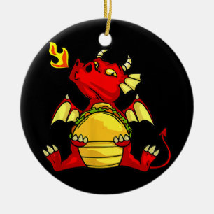 Dragons Tacos Frauen Männer Kinder Mexikanische Li Keramik Ornament